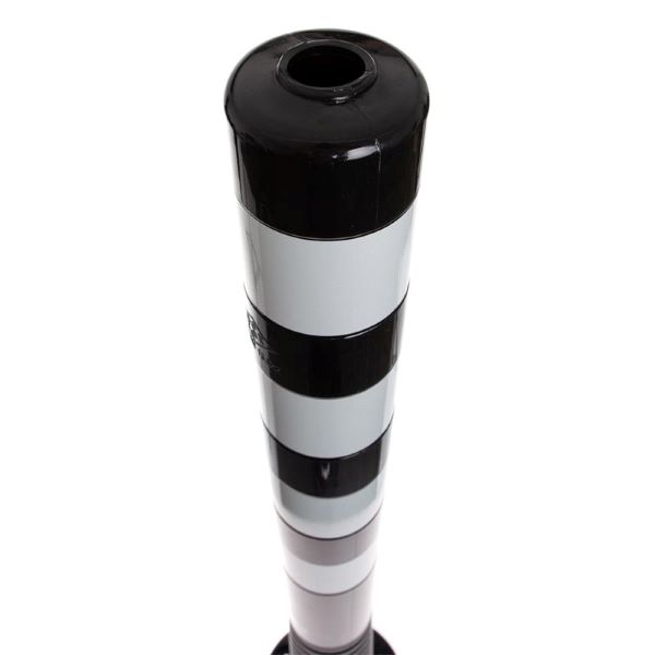 Plastični stebriček / fleksibilen - črna - 1000 mm - slika 2