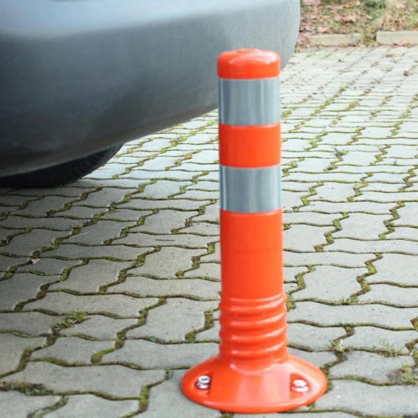 Plastični stebriček / fleksibilen - oranžna - 450 mm - slika 2