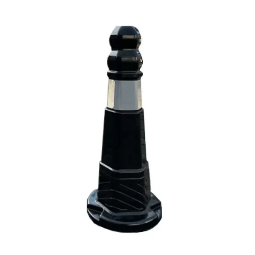 Okrasni stebriček / plastičen – črna – 580 mm